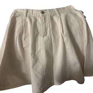 Lee Cream Mini Skirt